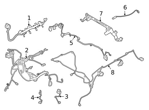 Wiring Harness for 2022 BMW X5 #0