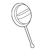 310103L600U - Fuel System: Fuel Cap for Kia: Amanti, Borrego, Cadenza, Forte, Forte Koup, Forte5, K5, K900, Niro, Optima, Rio, Rio5, Rondo, Sedona, Seltos, Sorento, Soul, Soul EV, Spectra, Spectra5, Sportage, Stinger, Telluride Image