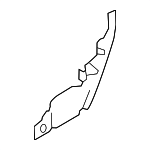 64315XC25AVH - Body: Hinge Cover for Subaru Image