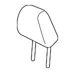 64261XC00AVH - Body: Headrest for Subaru: Ascent Image