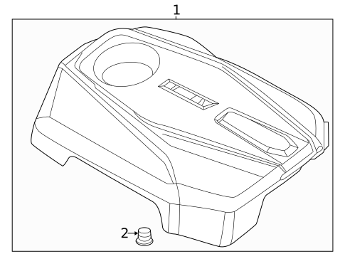 Engine Appearance Cover for 2025 Hyundai Sonata #0