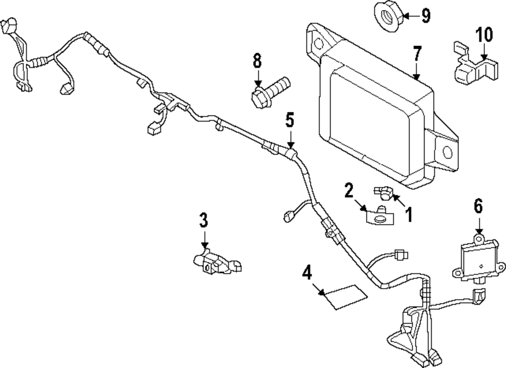 2020-2024 Mazda CX-30 Harness DGH9-67-A10 | Mazda-Parts