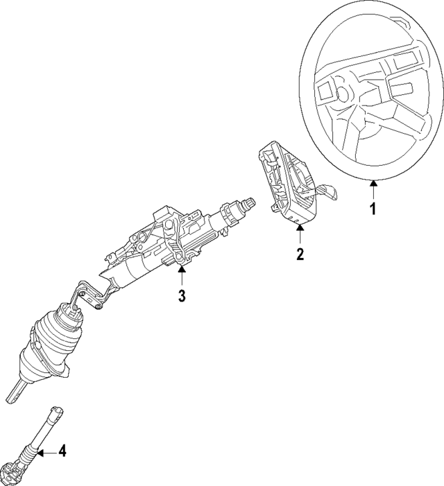 6VD98DX9AA - Steering: Steering Wheel for Mopar Image