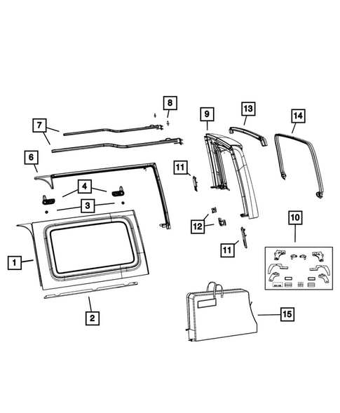Roof for 2022 Jeep Wrangler #4