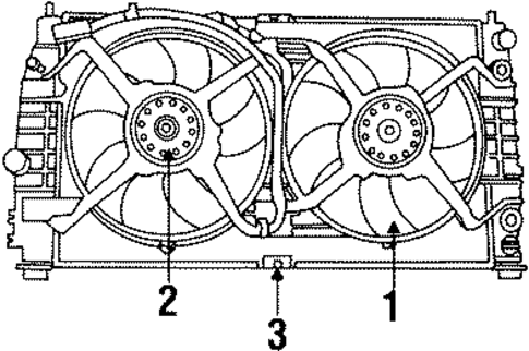 Cooling Fan for 1999 Chrysler LHS #0