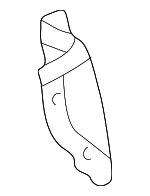 6164633020 - Body: Inner Wheelhouse Gusset for Toyota: Camry Image