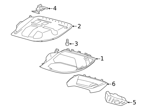 Overhead Console for 2017 Ford C-Max #0