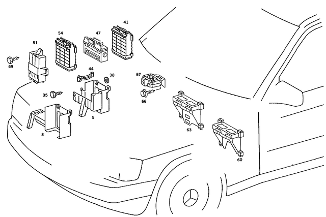 65458032 - : Ke Control Unit for Mercedes-Benz Image