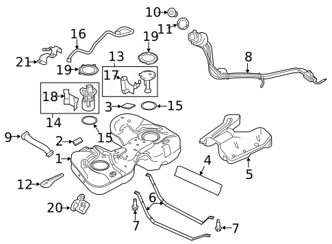 Hardware, Fasteners & Fittings for 2015 Ford Police Interceptor Sedan #0