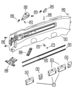 1AL551D1AJ - Interior Trim: Storage Bin for Mopar Image