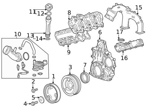 Gaskets & Sealing Systems for 2024 Chevrolet Silverado 2500 HD #0