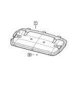 68360210AC - Interior Trim: Hood Insulation for Jeep: Grand Cherokee, Grand Cherokee L Image