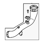 282732T001 - Cooling System: Outlet Hose for Hyundai Image