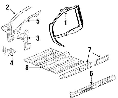 Rocker for 2002 Pontiac Grand Prix #0