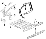 12472785 - Body: Uniside Assembly for Pontiac: Grand Prix Image