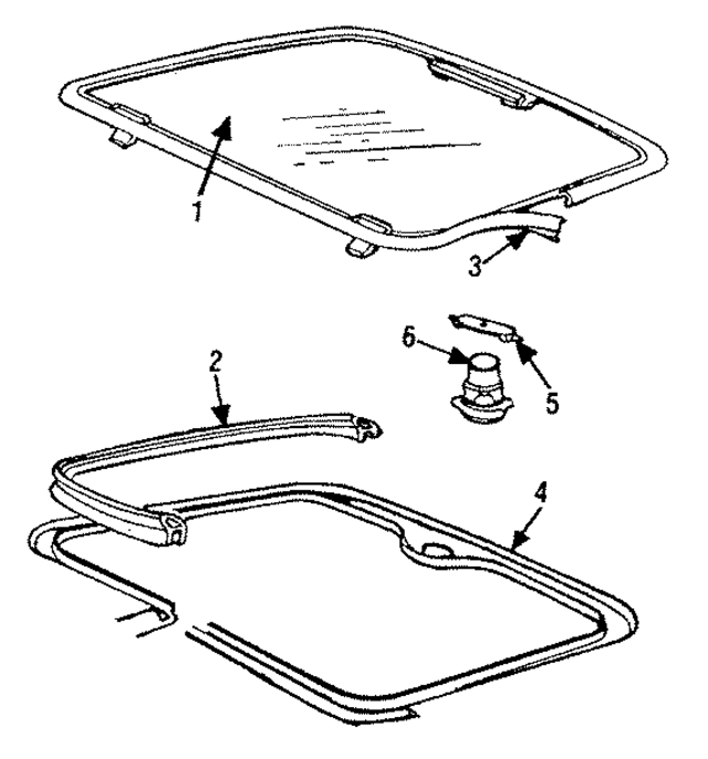 5207327 - Body: Striker &amp; Catch for Mopar Image