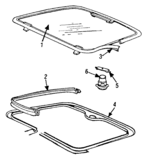 5207327 - Body: Striker &amp; Catch for Dodge: Charger, Daytona, Omni Image