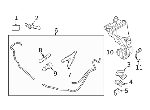 Washer Components for 2019 Volvo XC90 #0
