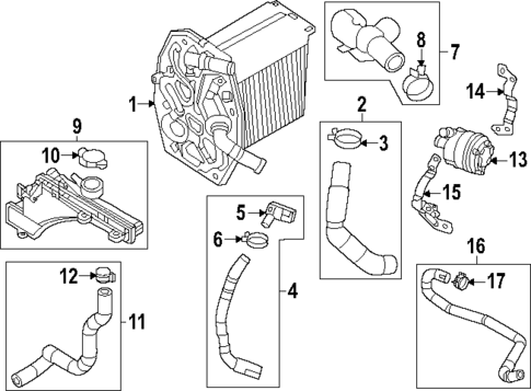 Intercooler for 2023 Mazda 3 #1