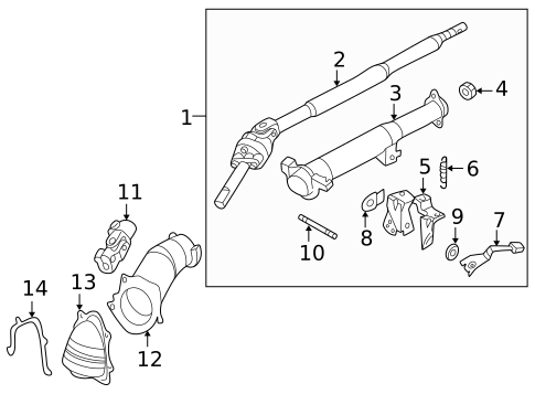 Steering Column Assembly for 2004 INFINITI I35 #0