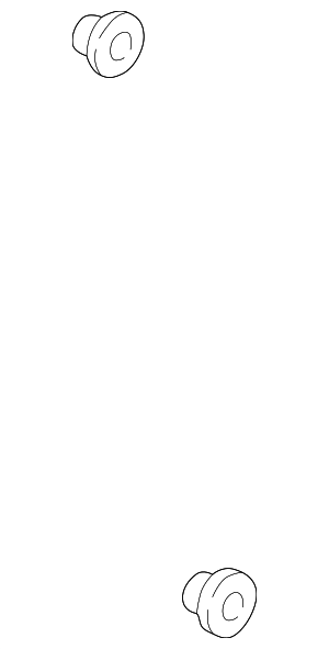 N10737001 - Electrical: Side Impact Sens Nut for Porsche Image