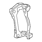 68044865AA - Brakes: Disc Brake Caliper Bracket for Dodge: Nitro | Jeep: Liberty, Wrangler, Wrangler JK Image