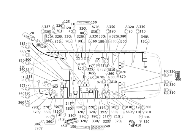 2114400733 - Electrical Equipment and Instruments: Wiring Harness for Mercedes-Benz Image image