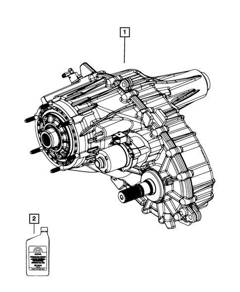 Transfer Case and PTU Assembly for 2023 Ram 1500 #1