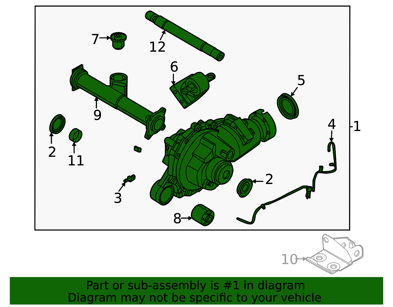 2024-2025 Ford Ranger Differential Carrier MB3Z-4141-X | OEM Parts Online