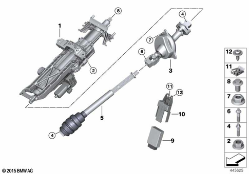 Steering Column for 2024 BMW XM Label #0