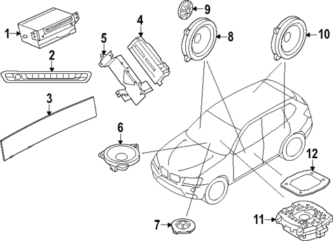Sound System for 2023 BMW X7 #1