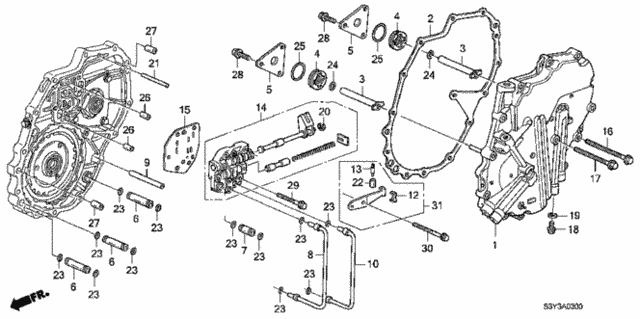Left Side Cover for 2002 Honda Insight #0