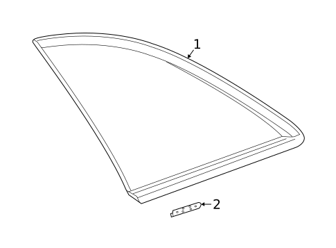 Glass & Hardware for 2018 Mercedes-Benz GLC 350e #0