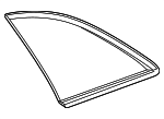 2536703301 - Body: Quarter Glass for Mercedes-Benz: GLC 300, GLC 350e, GLC 43 AMG&amp;reg;, GLC 63 AMG&amp;reg; Image image