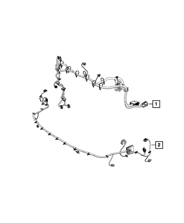 68352582AB - Electrical: Front End Module Wiring for Jeep: Compass Image