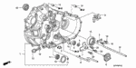 21000RDE305 - Transmission - Manual: CASE, CLUTCH for Acura Image
