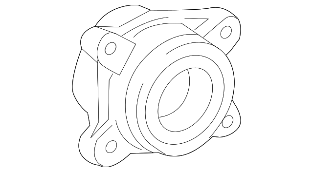 Toyota OEM Wheel Bearing (Left, Right, Front) 43570-04011
