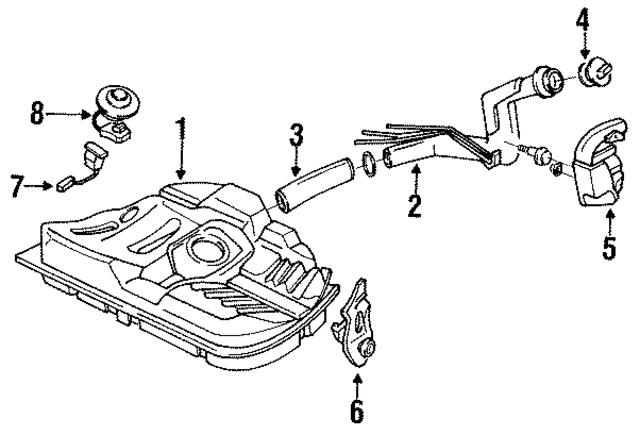 B3E71335ZB - : Fuel Pump for Mazda Image