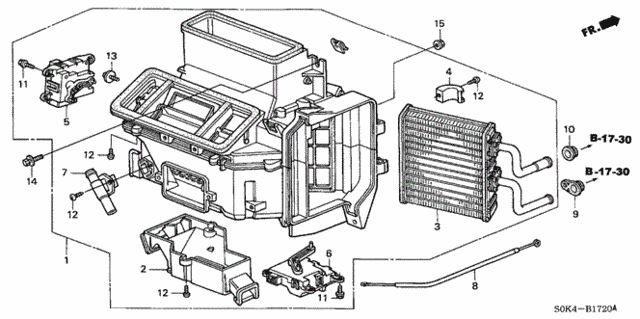 Heater Unit for 2003 Acura TL #0