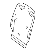 24691077007H52 - Body: Seat Back Panel for Mercedes-Benz Image