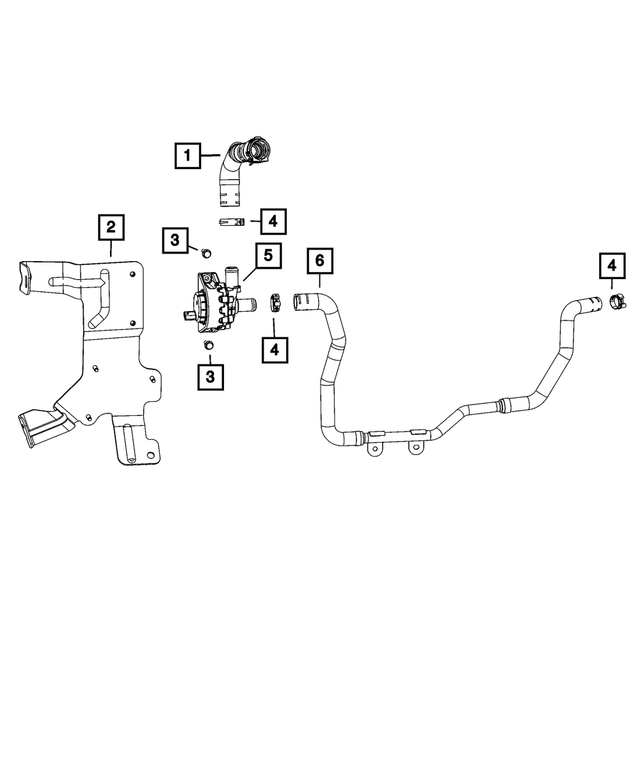 68447624AA - Cooling: Auxiliary Coolant Pump for Mopar Image image