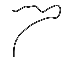 9006946220 - Body: Washer Hose for Toyota: Prius, Prius Prime Image