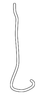 9006946263 - Body: Washer Hose for Toyota: Prius, Prius Prime Image