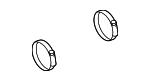 MD166085 - Belts &amp; Cooling: Inter-cooler Pipe Clamp for Mitsubishi Image
