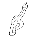 3B0805869B - Body: Support for Volkswagen: Passat Image