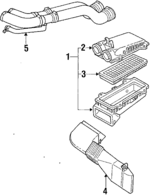 F2TZ9A675A - Engine: Intake Duct for Ford: Bronco, F-150, F-250, F-350, F-Super Duty, Ranger Image