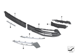 51117385267 - : Grille, Air Intake, Center for BMW Image