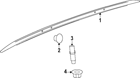 Exterior Trim - Roof for 2024 Honda Prologue #0