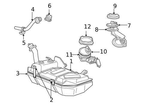 Hardware, Fasteners & Fittings for 2004 Ford Mustang #0