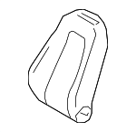 17791045079H93 - Body: Seat Back Cover for Mercedes-Benz Image